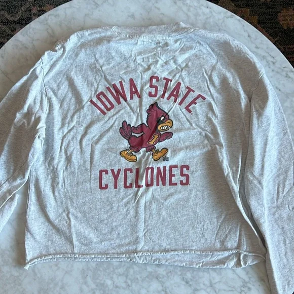 ISU long sleeve, cropped T - Picture 4 of 6